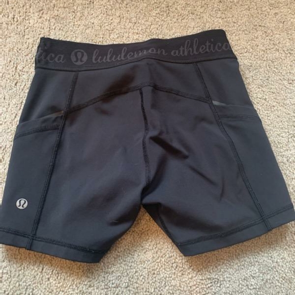lululemon athletica Pants - Lululemon black spandex shorts